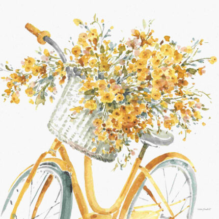 ” Happy Yellow 07B ” by Lisa Audit - Chic Decora