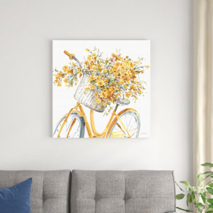 ” Happy Yellow 07B ” by Lisa Audit - Chic Decora