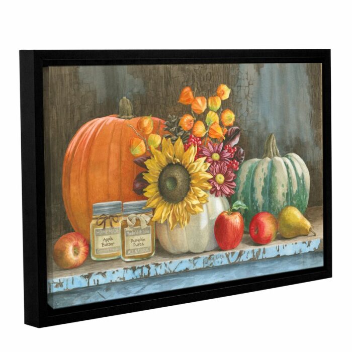 ” Harvest Bench ” by Beth Grove Painting Print - Chic Decora