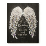 ” He Will Cover You With His Feathers Psalm 91:4 Spiritual. “ - Chic Decora