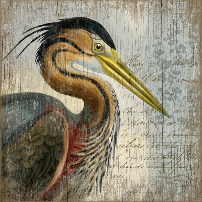 ” Heron ” by Suzanne Nicoll - Chic Decora