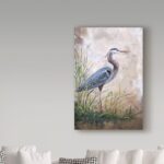 ” Heron In The Reeds ” by Jean Plout - Chic Decora