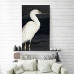 ” Heron On Black II ” by Lanie Loreth - Chic Decora