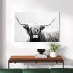 ” Highland Longhorn ” Painting Print - Chic Decora