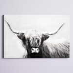 ” Highland Longhorn ” Painting Print - Chic Decora