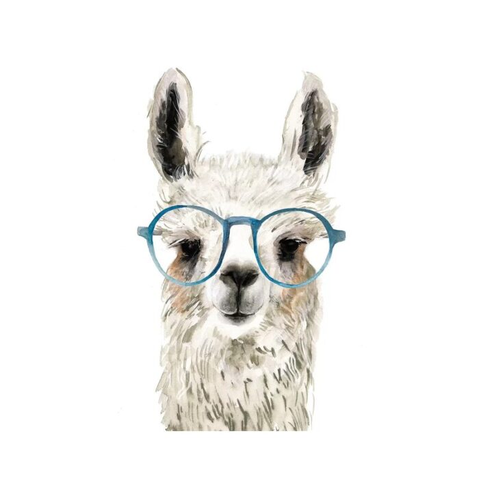 ” Hip Llama II ” by Victoria Borges - Chic Decora