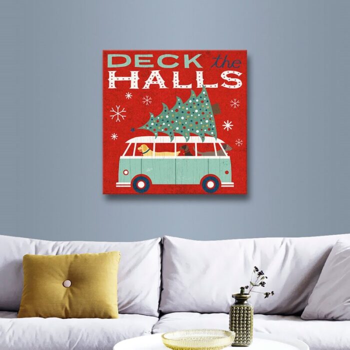 ” Holiday On Wheels Red ” by Michael Mullan - Chic Decora