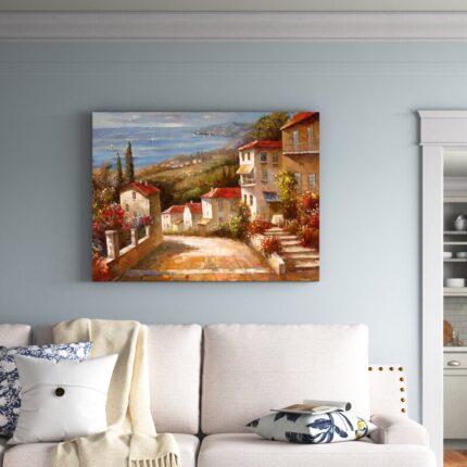 ” Home In Tuscany ” by Joval Painting Print - Chic Decora