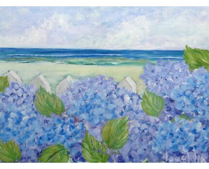 ” Hydrangeas At Sea ” by Brendan Loughlin - Chic Decora