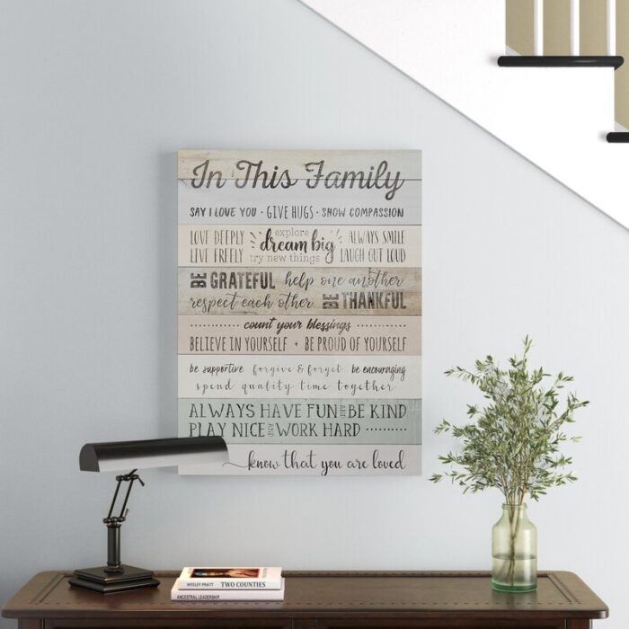 ” In This Family “ - Chic Decora