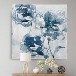 ” Indigo Garden I ” Painting Print - Chic Decora