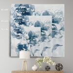 ” Indigo Garden I ” Painting Print - Chic Decora