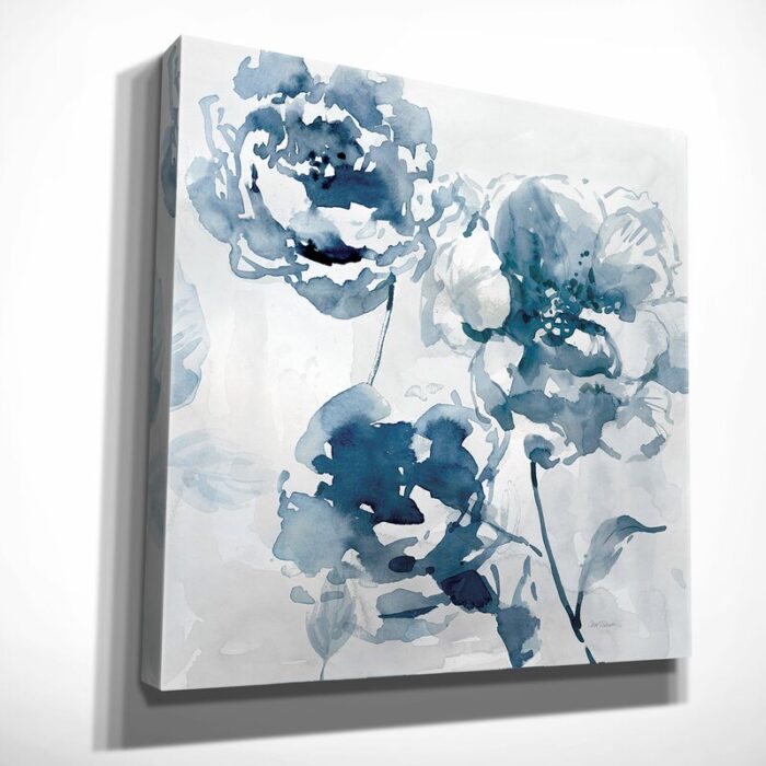 ” Indigo Garden I ” Painting Print - Chic Decora