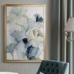 ” Indigo Ginkgo I ” Painting Print - Chic Decora