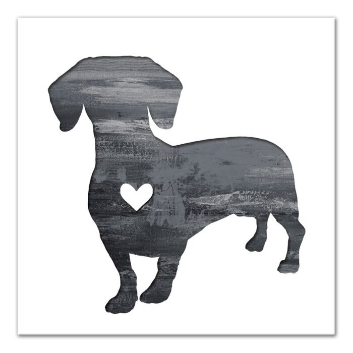 ” Ink Silhouette Dachshund “ - Chic Decora