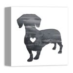 ” Ink Silhouette Dachshund “ - Chic Decora