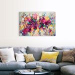 “Invitation” Painting Print on Canvas by Amira Rahim - Chic Decora