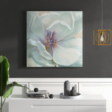 ” Iridescent Bloom I ” Painting Print - Chic Decora