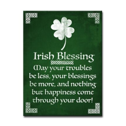 ” Irish Blessing ” by Tristan Scott - Chic Decora