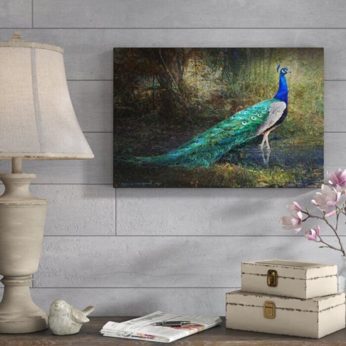 ” Jungle Stream Peacock ” by Chris Vest - Chic Decora