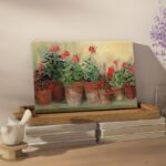 ” Kathleen’s Geraniums ” by Carol Rowan - Chic Decora