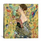 ” Lady With A Fan ” by Gustav Klimt - Chic Decora