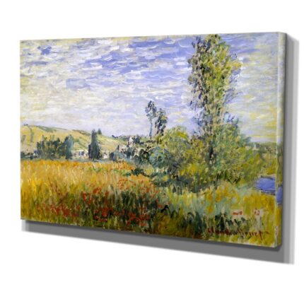 ” Landscape At Vetheuil ” by Vincent Van Gogh - Chic Decora