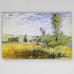 ” Landscape At Vetheuil ” by Vincent Van Gogh - Chic Decora