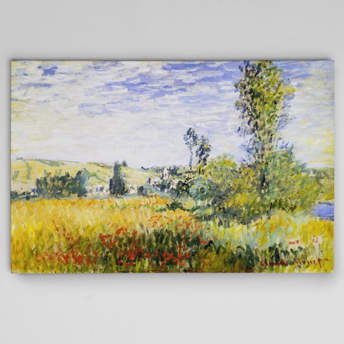 ” Landscape At Vetheuil ” by Vincent Van Gogh - Chic Decora