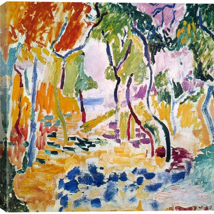 ” Landscape Near Collioure (Study For Le Bonheur De Vivre), 1905 ” by Henri Matisse - Chic Decora