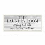 ” Laundry Room Funny Word Bathroom Design “ - Chic Decora