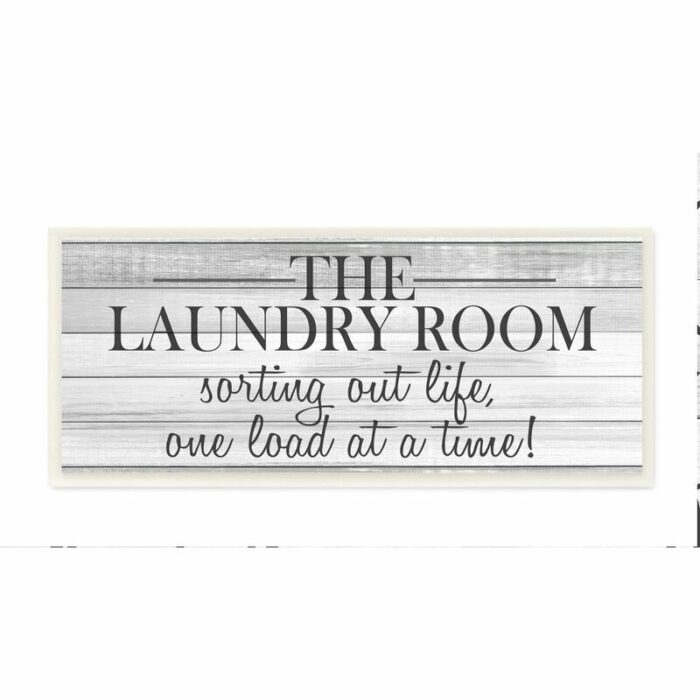 ” Laundry Room Funny Word Bathroom Design “ - Chic Decora