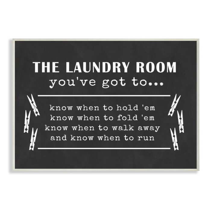 ” Laundry Room You ” by Lettered And Lined - Chic Decora