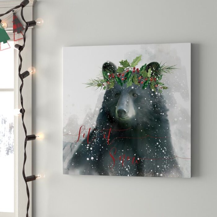 ” Let It Snow Bear “ - Chic Decora