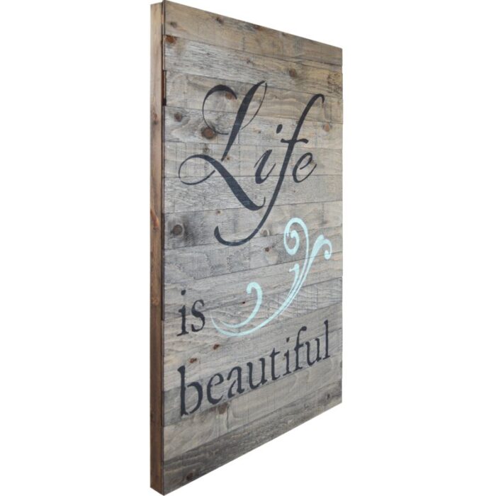 ” Life Is Beautiful “ - Chic Decora