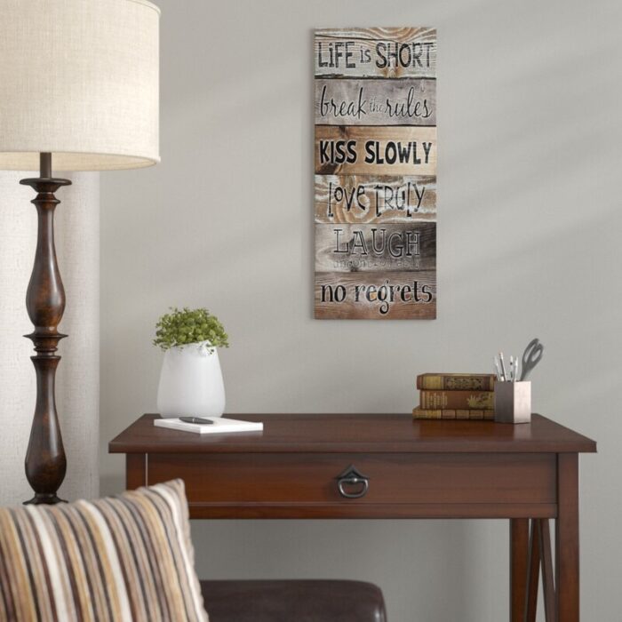 ” Life Is Short ” by Diane Stimson - Chic Decora