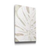 ” Linen Tropical Silhouette I “ - Chic Decora