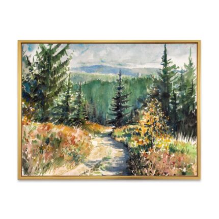 ” Little Road In Mountain Landscape “ - Chic Decora