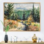 ” Little Road In Mountain Landscape “ - Chic Decora