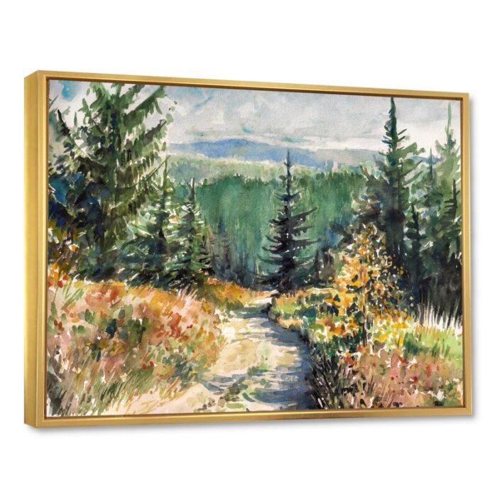 ” Little Road In Mountain Landscape “ - Chic Decora