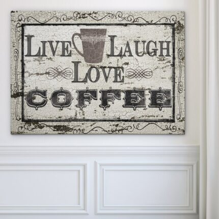 ” Live, Laugh, Love Coffee “ - Chic Decora