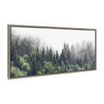 ” Lush Green Forest On A Foggy Day “ - Chic Decora