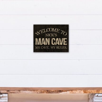 ” Man Cave Sign “ - Chic Decora