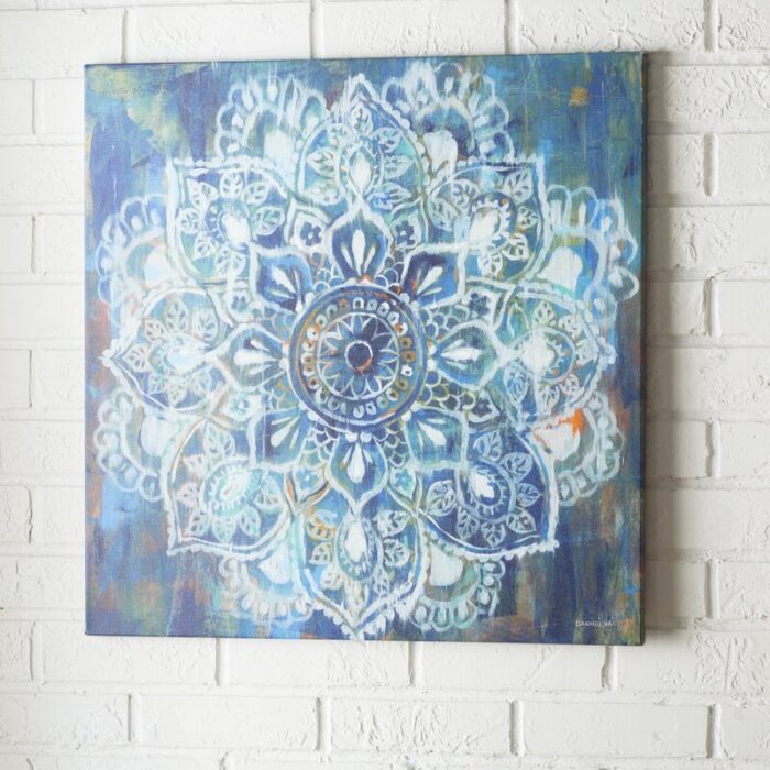 ” Mandala In Blue II ” by Danhui Nai - Chic Decora