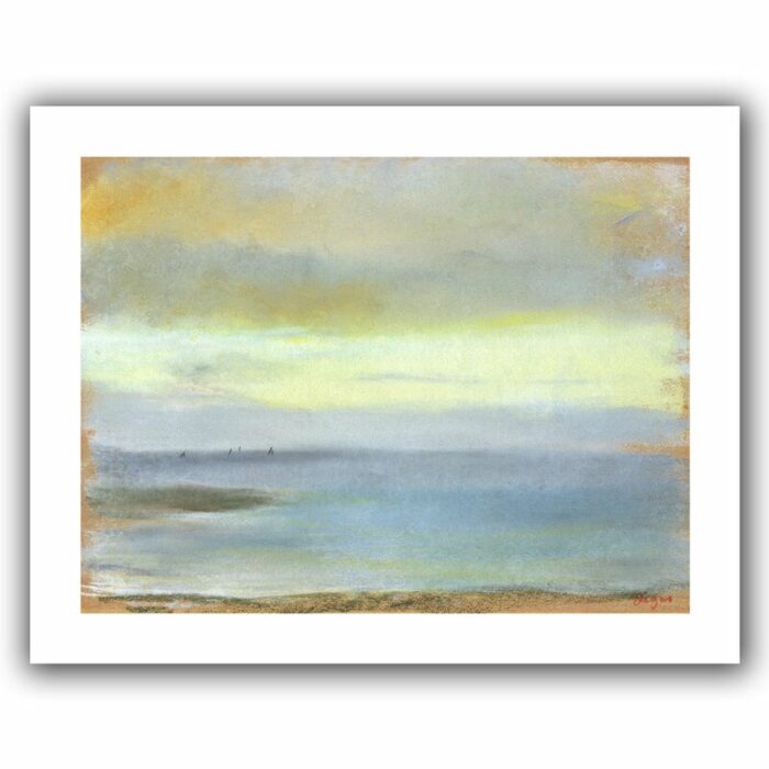 ” Marine Sunset ” by Edgar Degas - Chic Decora