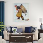 ” Mermaid ” by Norman Rockwell - Chic Decora