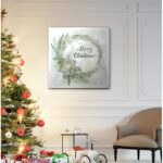 ” Merry Christmas Pine Wreath “ - Chic Decora