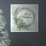 ” Merry Christmas Pine Wreath “ - Chic Decora