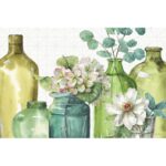 ” Mixed Greens XLIX ” by Lisa Audit Painting Print - Chic Decora