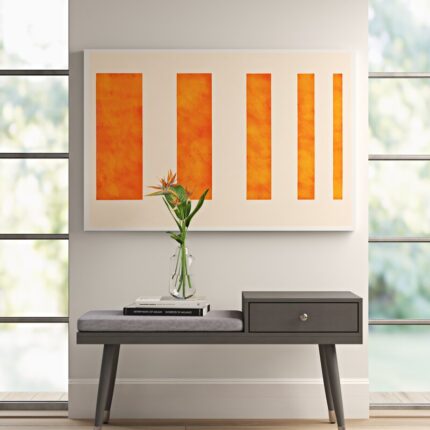 ” Modern Art – Orange Levies ” by 5by5collective - Chic Decora